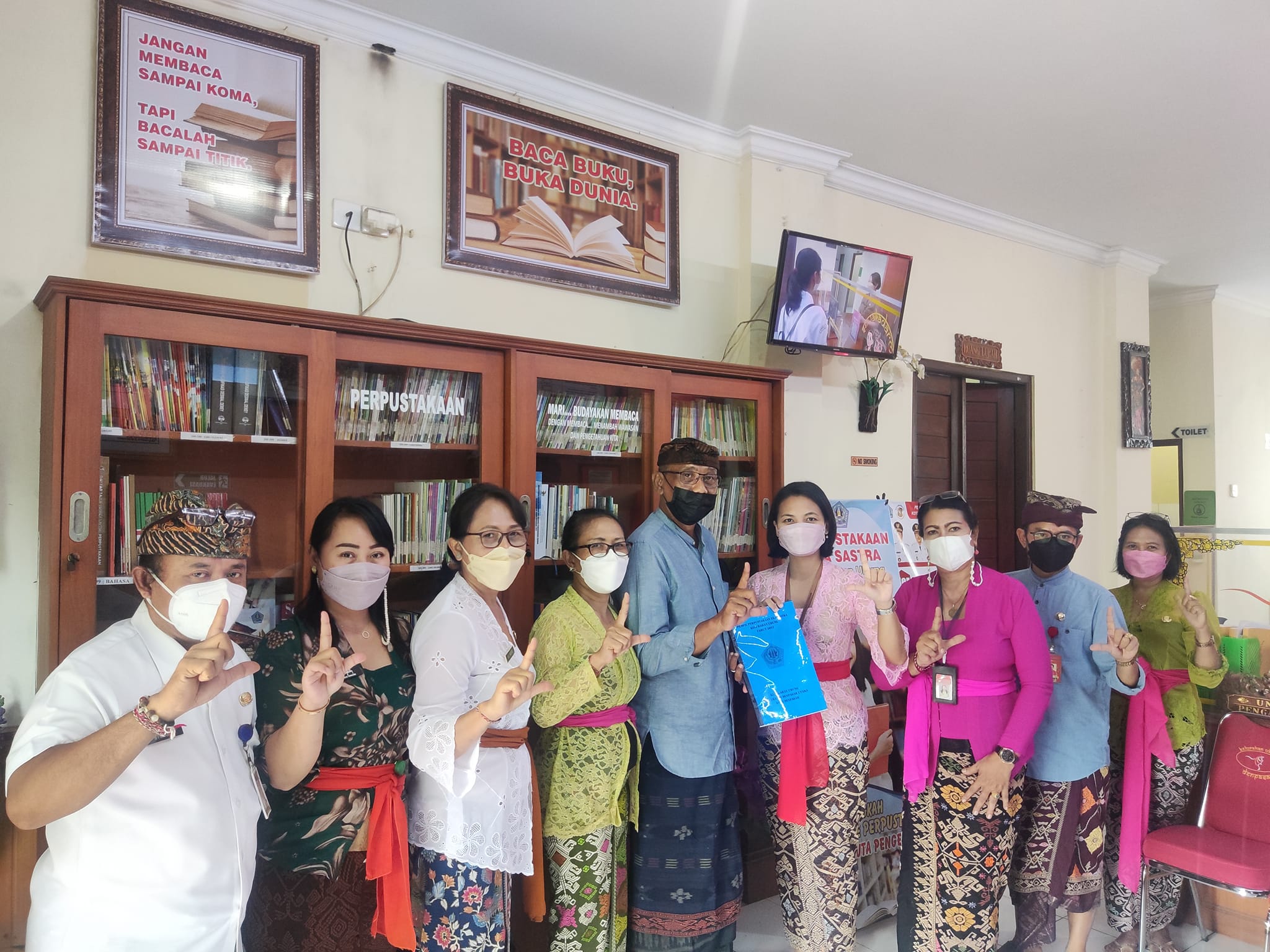 Penilaian Lomba Perpustakaan antar Desa/Kelurahan se-Kota Denpasar