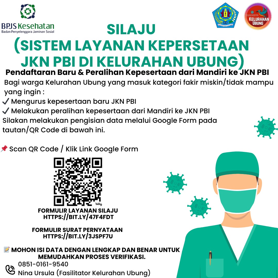 Sistem Layanan Kepesertaan JKN PBI di Kelurahan Ubung “SILAJU”