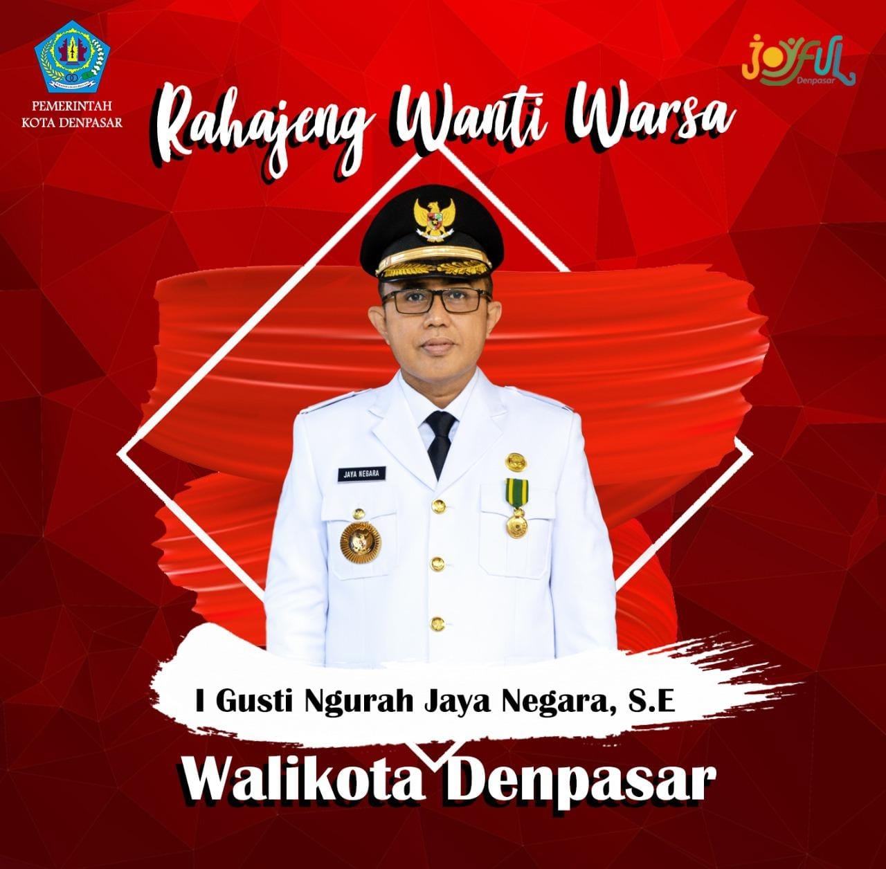 Selamat Ulang Tahun Bapak Walikota Denpasar